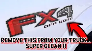 Removing F150 Decals and Replacing With Vinyl Design !!