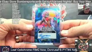 2025 Leaf Optichrome Football Random Letter #2 3 Hobby Box Break 9 21 25