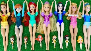 Mattel Disney Princesses Dress up Ariel, Rapunzel, Belle, Tiana, Sindirella, Mulan DIY