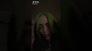 Billie is wearing a wig after showing her blonde hair!