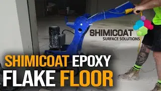 Epoxy Flake GARAGE FLOOR