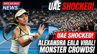 UAE in Awe Alexandra Eala Brings the Heat at Abu Dhabi Open   Fans Go Wild!