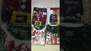 Лот 719. Взрослые свитера  CHRISTMAS. Вес 3,2 кг. Цена 10,98 евро/кг. 9 ед.