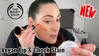 Testing out the NEW Vegan Lip & Cheek Stain from The Body Shop (& getting the covid vaccine vlog)