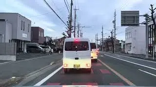 Enjoy the driving in Japan! Local street scenes of Japan! Enjoy the Japanese atmosphere.