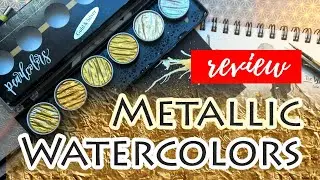 DOES FINETEC COLIRO METALLIC WATERCOLORS REALLY WORTH THE MONEY? Non Sponsored Review