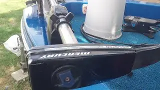 Vintage 1976 Skeeter Wrangler Mercury Thruster Installed! May 2025