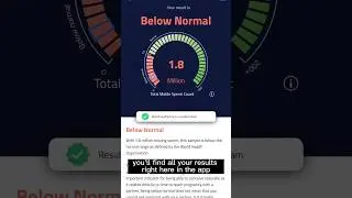 The ExSeed app to test male fertility and get tailored advice on improving sp3rm quality! #fertility