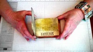 Unusual Binding On Mini Album Journal That Morphed Into Birdhouses!