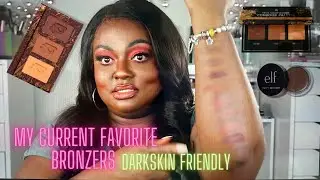 Are These Bronzers Dark Skin Friendly? Elf, Alamar Cosmetics & Black Radiance