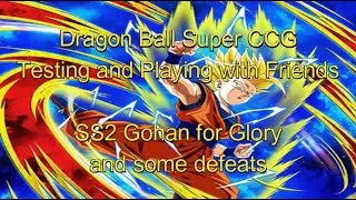 DBS CCG: Playing with friends DBS Gohan SS2
