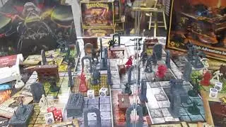 GenCon 2023 - HeroQuest Mother Lode - the Arena & Wandering Monk display!