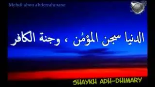 La prison du croyant (Cheikh adh-Dhimary) - Mehdi Abou Abderrahman