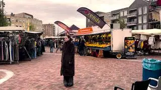 Fietsers  in Hardenberg