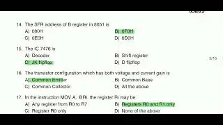 Workshop instructor in Electronics answer key 679/2022 05/06/2023 kerala psc