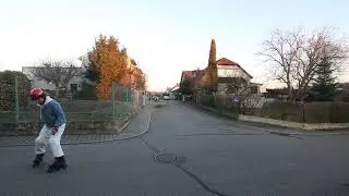 Inline Skating - 540&deg; Backward Jump (In progress)