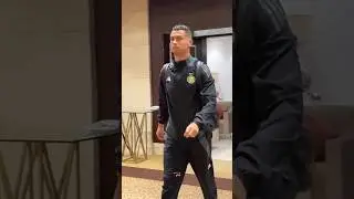 Cristiano Ronaldo arriving in Al Qassim 🔥❤