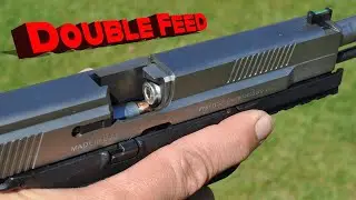 How to clear a double feed firearm malfunction.