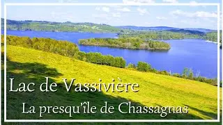 Randonn&eacute;e facile au lac de Vassivi&egrave;re, le tour de la presqu'&icirc;le de Chassagnas et l'&icirc;le de Vauveix.