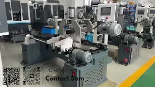 Double end pipe chamfering machine