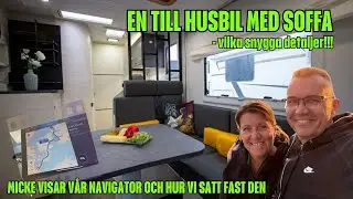 Husbil med soffa! + Micke visar GPS i iPad och fäste | varahusbilsresor.se