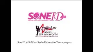 [Audio] SoneID at Kpop music wave at Voms Radio Universitas Tarumanegara 130115