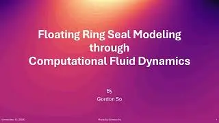 Floating Ring Seal Modeling through CFD