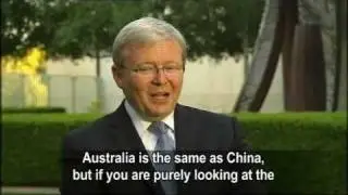 Kevin Rudd Interviewed on Mandarin News Australia