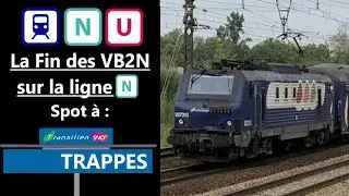 La fin des VB2N et des BB 27300 de la ligne N : Spot &agrave; Trappes sur le Transilien N