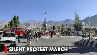 Leh Administration Foils Silent Protest March Called by Leh Apex Body