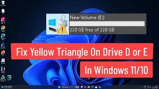 Fix Yellow Triangle Warning On Drive D or E In Windows 11/10 | Remove BITLOCKER ENCRYPTION