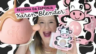 TESTEI a Esponja Karen Blender da Karen Bachini Beauty! Vale a pena? 💗 Resenha Completa
