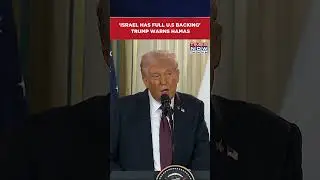 WATCH: Donald Trump Warns Hamas Over Gaza Proposal, Says 'Israel Has Full US Backing' #shorts