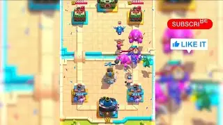 INSANE Defense vs Elixir Golem Skeleton King Push! | Clash Royale Epic Match @LOKESH-CR 