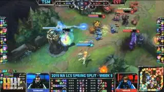 5. TSM vs Team Coast - Highlights - NA LCS Spring 2015 W5D1