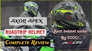 Axor Apex Roadtrip helmet Complete Review | Best helmet under 5k? 🔥| 2025 ZX-4RR KRT Edition