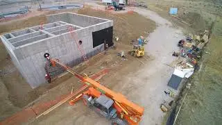 Water Design Build - Drone Footage - Building a Wastewater Treatment Plant - Fountain, CO