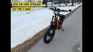 How to Install an Air Fork on a Fat Tire E-Bike | Philodo Falcon