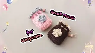 [FIMASA] Crochet Earphone Case || Small Pouch for TWS Cover