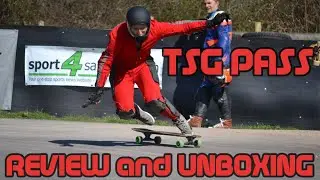 TSG Pass Downhill Longboard Fullface Helmet Review/Unboxing | Newton's Shred Longboard Shop