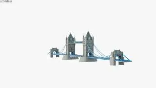 Tower Bridge 3D model by 3DModels.org