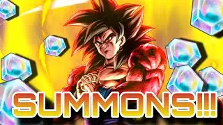 (Dragonball Legends) OMG!! GODLIKE CHRISTMAS EVE SUMMONS FOR ULTRA FULL POWER SSJ4 GOKU!!!