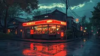 &rsquo;90s Lofi in the Rain 📼🌧️ Productivity Beats from an Old Japanese Street