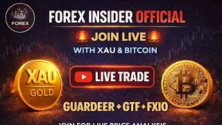 Live | XAU/USD & BITCOIN | GUARDEER + GTF | SMC & ICT + DEMAND & SUPPLY | GOLD LIVE