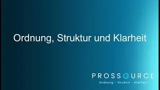 Wichtige Werte im Alltag: Ordnung-Struktur-Klarheit
