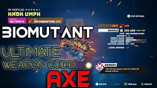 Biomutant FLAME AXE | ULTIMATE AXE LOCATION & QUEST | ULTIMATE WEAPON GUIDE