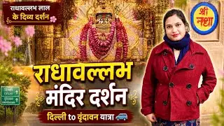 Radhavallabh Mandir Darshan 🤩 Vrindavan  Trip 🚙 Delhi to Vrindravan Full Vlog 🤗 ShivaaniTtiwari_356
