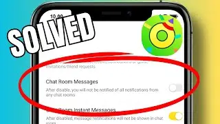 How to turn off chat room message notifications on Ola party