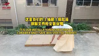 Installation Instructions for 3-Drawer File Cabinet with Built-in Safe