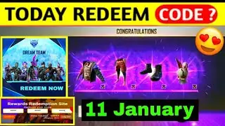 FF PRO LEAGUE REDEEM CODE TODAY | 11 JANUARY REDEEM CODE FREE FIRE | FF REDEEM CODE TODAY 11 JANUARY